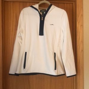 Lauren Ralph Lauren - Qtr ZIp Long Sleeve Top Sz L